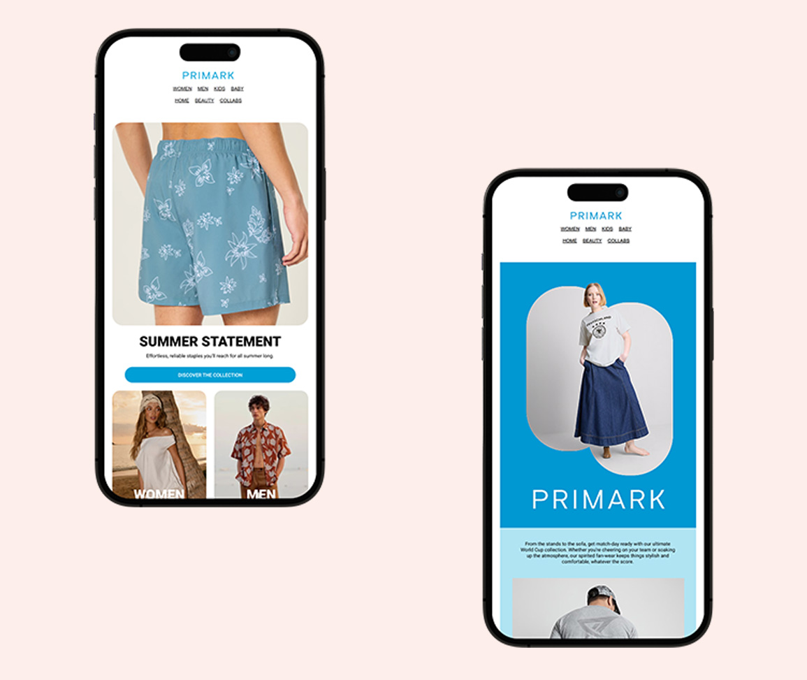 Primark CRM Email Design
