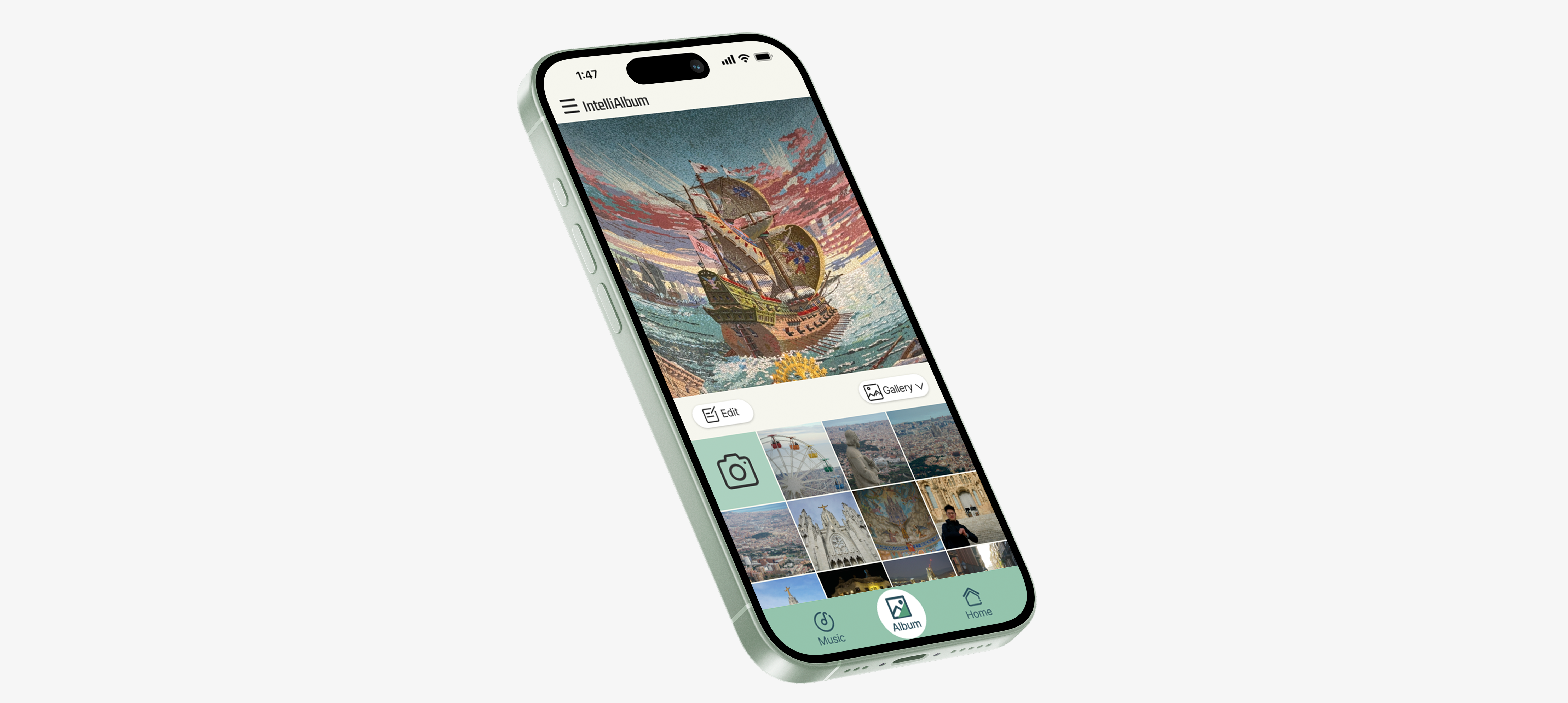 IntelliAlbum Mockup