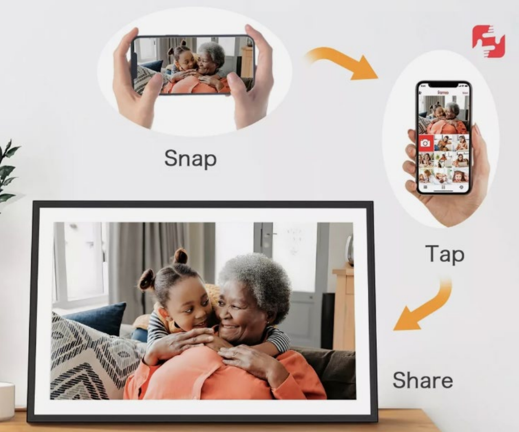 Frameo — core sharing features