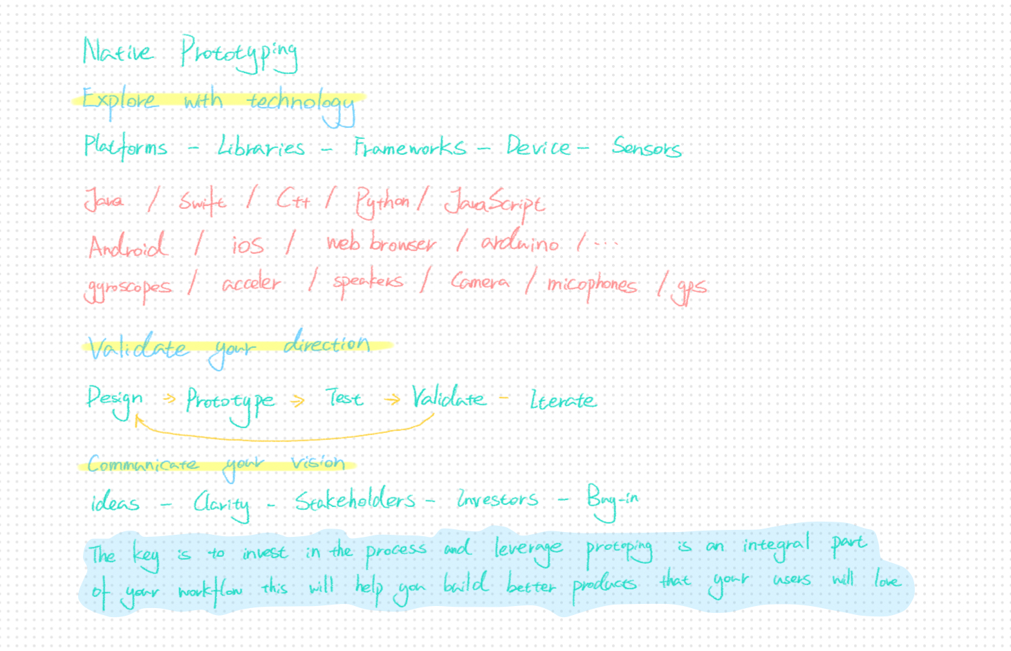 3. Native Prototyping