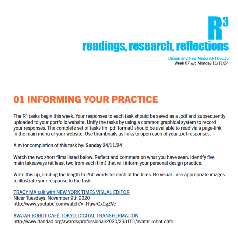 RRR Task 1